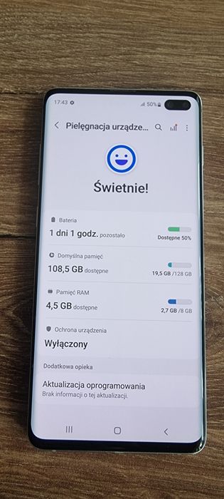Samsung Galaxy S10+ 8/128 GB Komplet