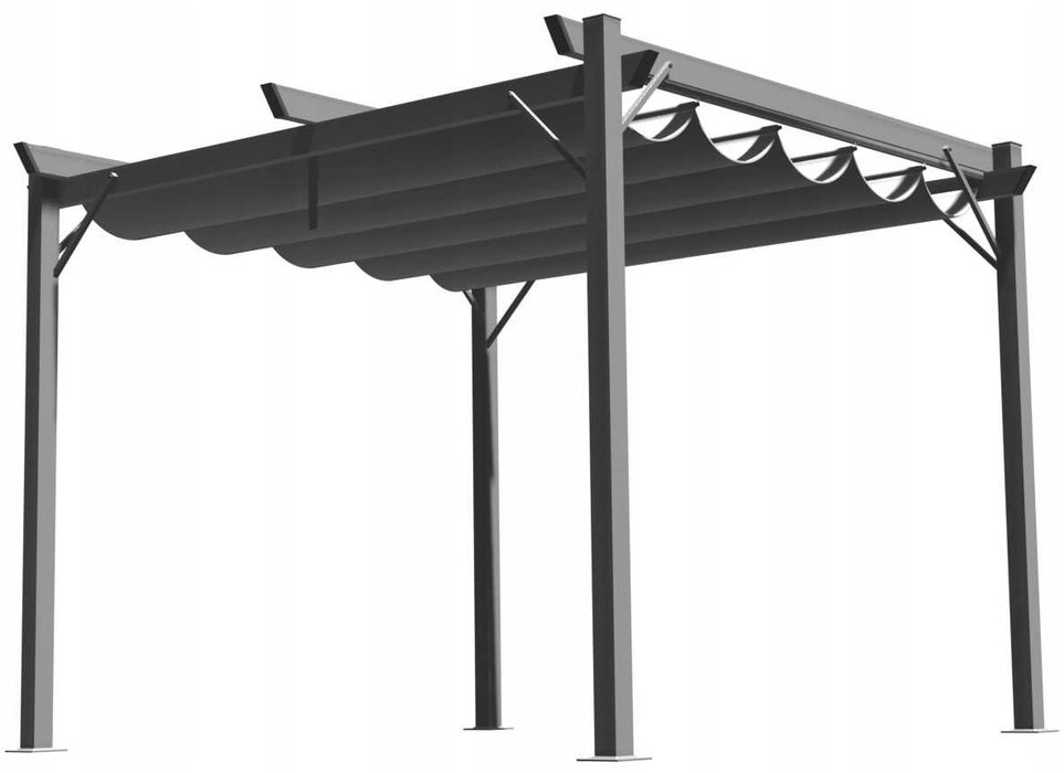 Pergola Ogrodowa Altana Tarasowa 3x4 Zadaszenie Pawilon Wolnostojący