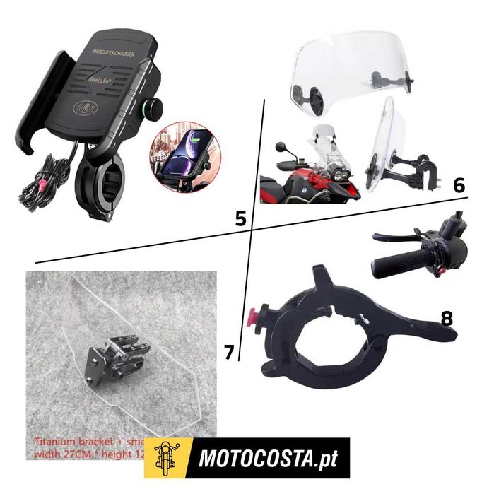 Promoções Moto - Top Cases, Suportes e Acessórios - MOTOCOSTA