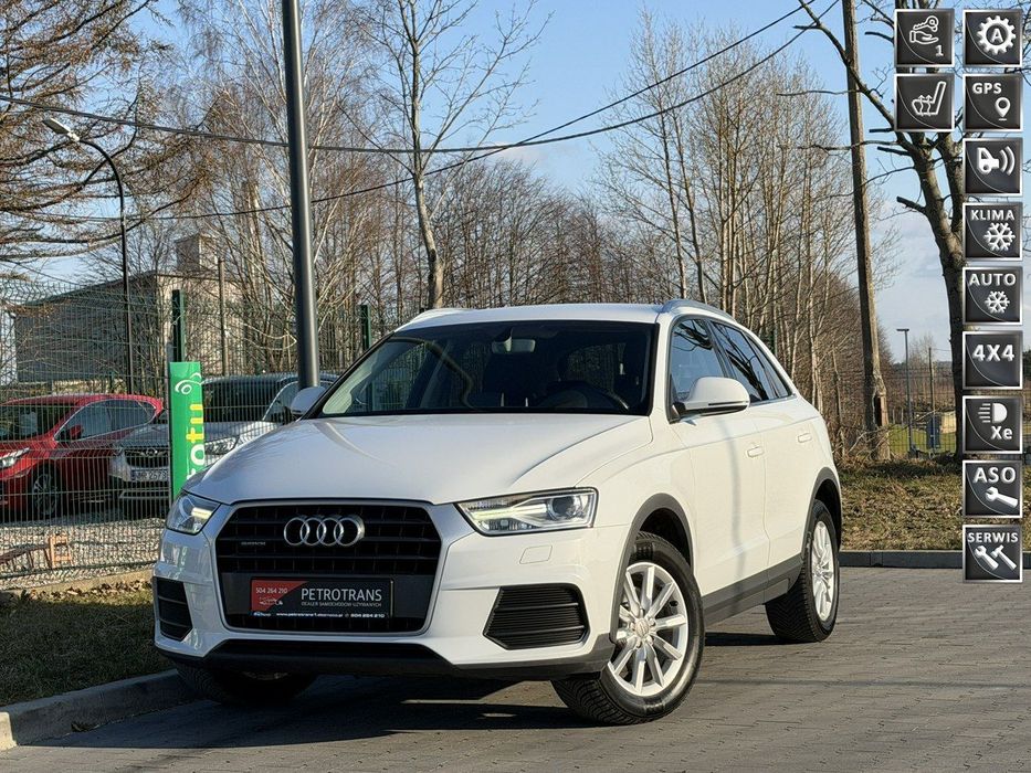 Audi Q3 2.0TDI / 150KM LED QUATTRO Automat Grzane Fotele