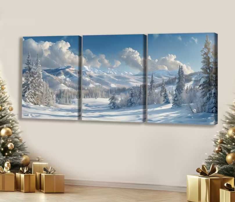 Nowe 3 obrazy na płótnie