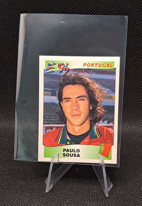 4 Cromos - Jogadores Estrela Portugal - Euro 1996 - Panini