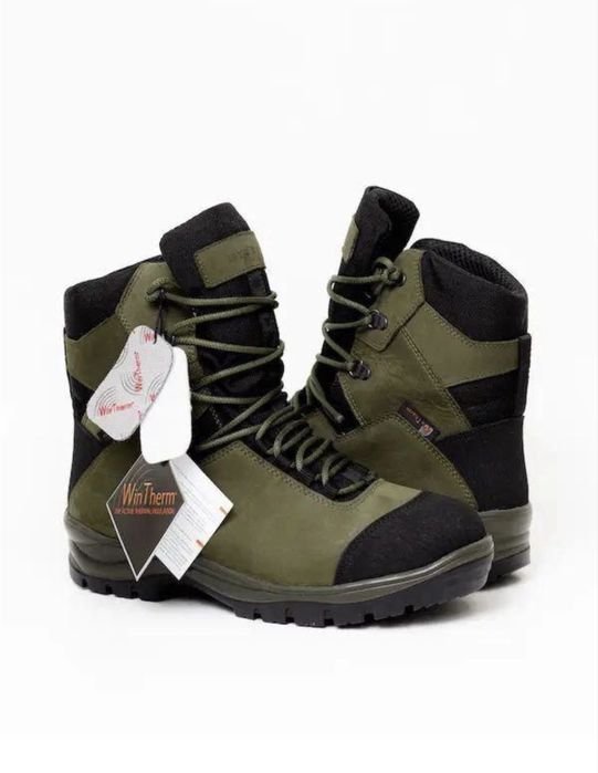 Тактичні зимові wintherm берці з кевларом olive