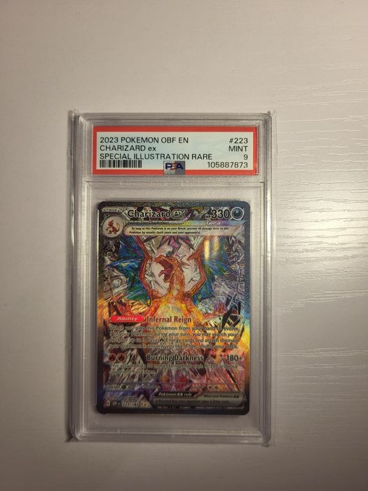 2023 Pokemon Obsidian Flames Charizard #223 Special Illustration Rare PSA 9 Mint