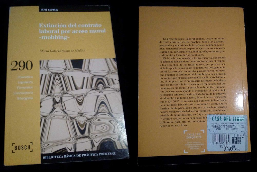 Livros de Direito(e Processo)do Trabalho, português&espanhol! —4 Vols.