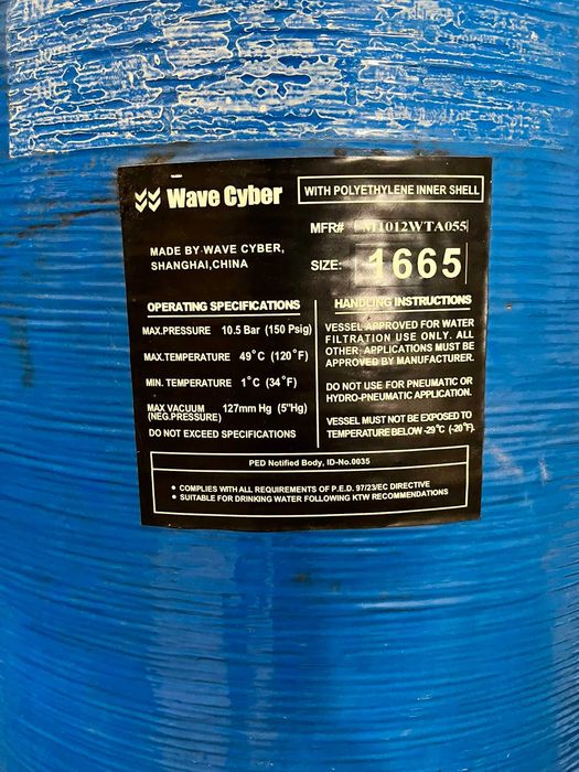 Stacja uzdatniania wody (2x Wave Cyber 1665) + Zbiornik Hydroforowy 500L