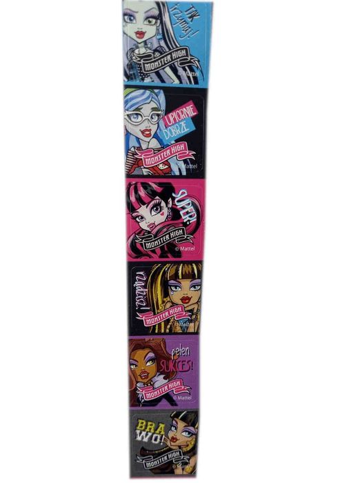 naklejki Monster High motywacyjne 200 szt