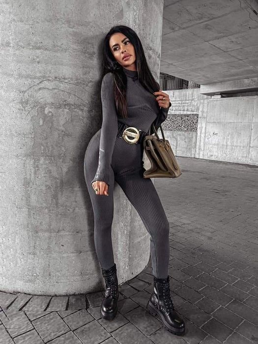 Kombinezon Olavoga BRASIL grafit UNI