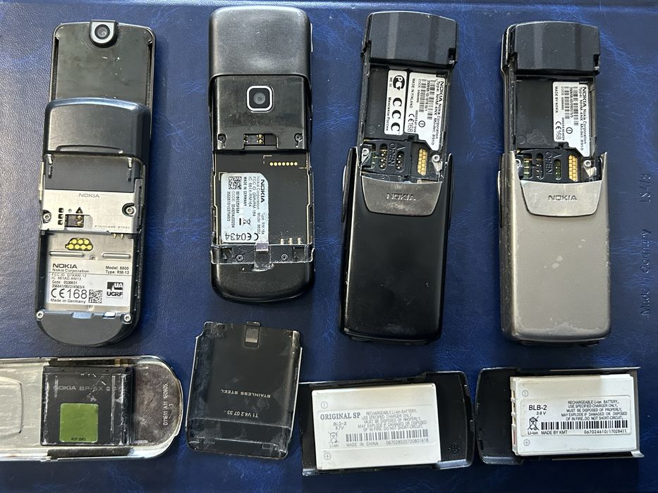 Nokia 8800, Nokia 8600 Luna, Nokia 8910, Nokia 8910i