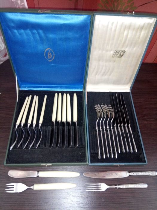 Набор мельхиоровый булат-СССР