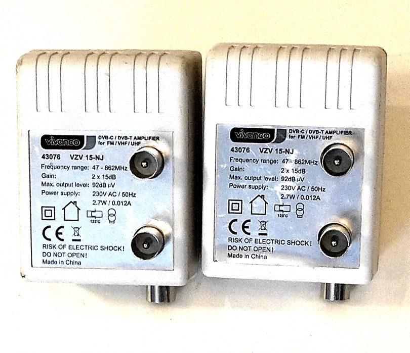 Усилители телевизионного и FM сигналов Vivanco