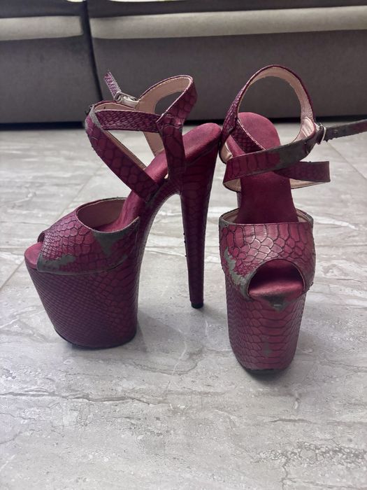 Стріпи трійка бордові пітонові