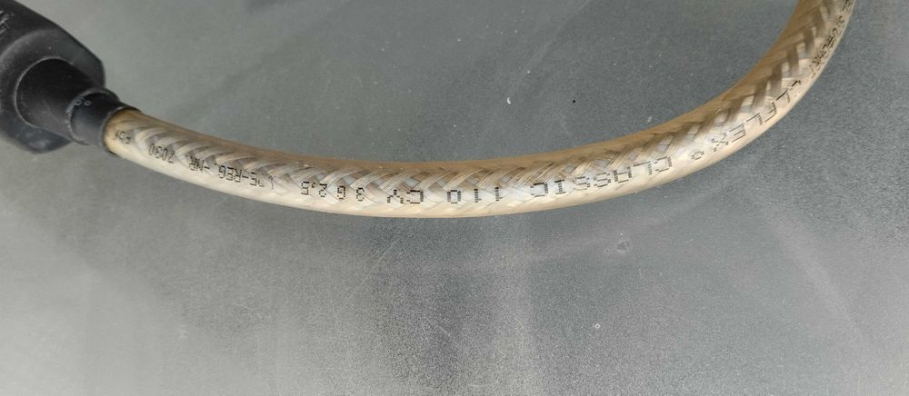 Cabo de corrente Lapp Kable flexivel isolado 3G 2,5 mm com fichas.