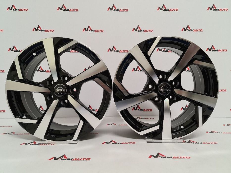 Jantes Look Nissan Juke Preto Polido 17