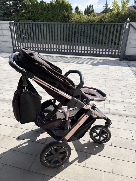 Wózek Abc Design Salsa 4 Air diamong gold 2w1 gondola + spacerówka+ akcesoria