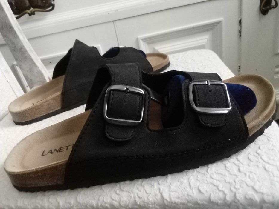 prawie NOWE Lanetti sandały męskie 46 buty letnie klapki