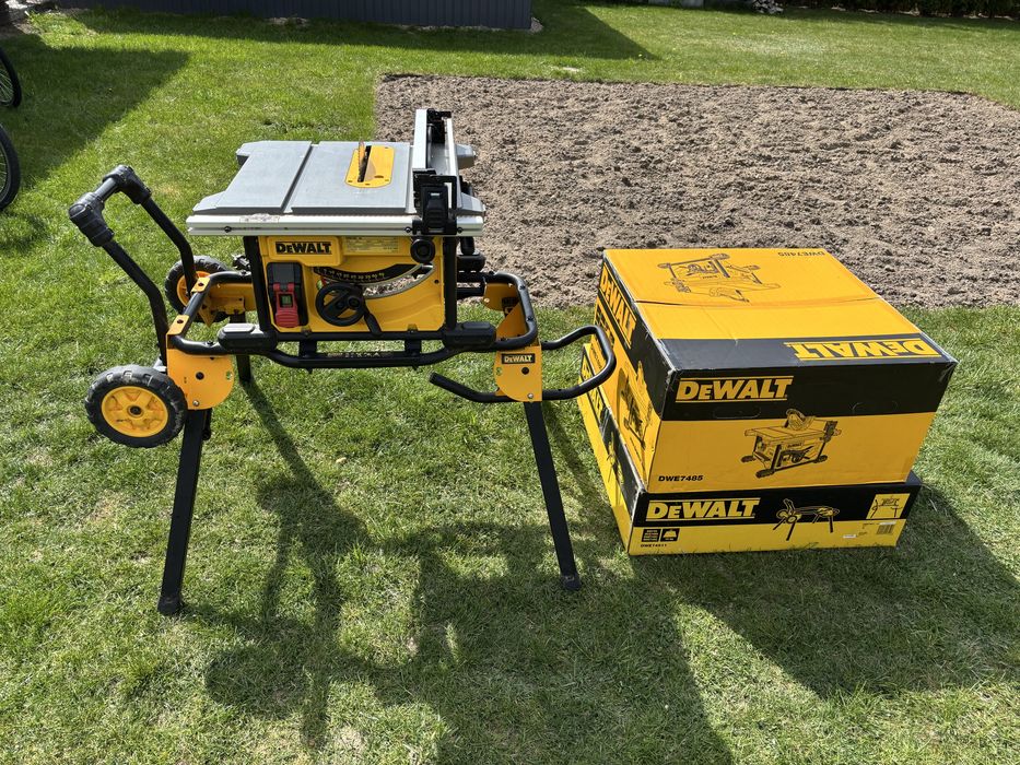 Pilarka stołowa DEWALT DWE7485 + stojak