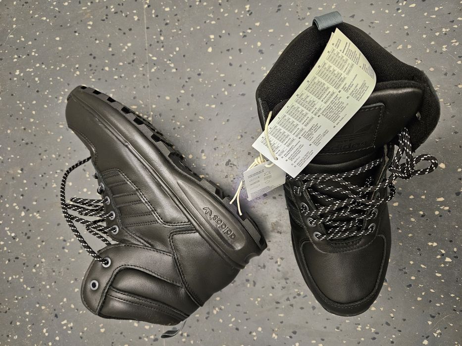 Nowe buty Adidas Chasker Boots 41 męskie skóra skórzane czarne terrex