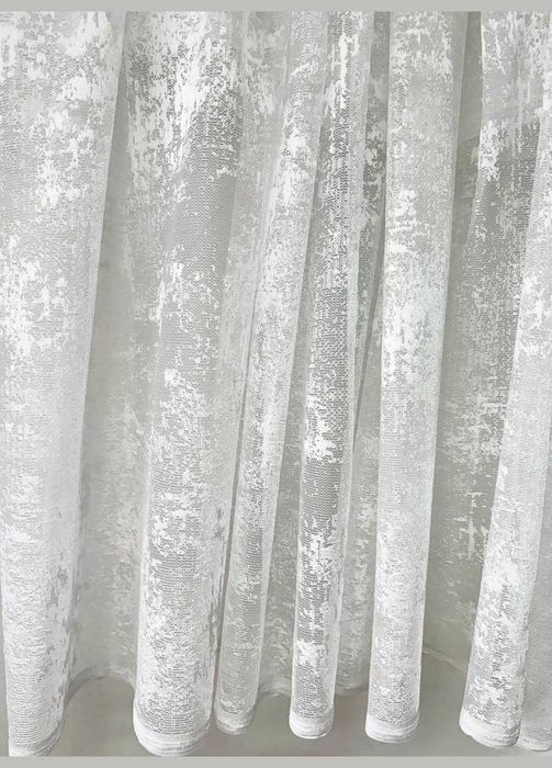 Короткий тюль готовий на тасьмі