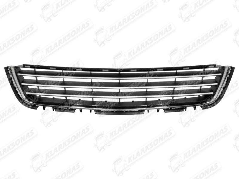 Решітка в бампер низ центр Opel Astra H 2007-2010, 13247248, 1400417