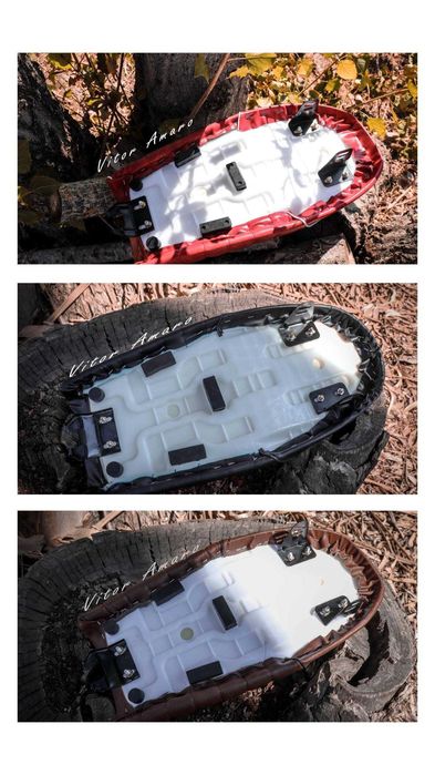 Banco/Assento para Mota, Estilo Cafe Racer e Scrambler (3 Cores) Nº3