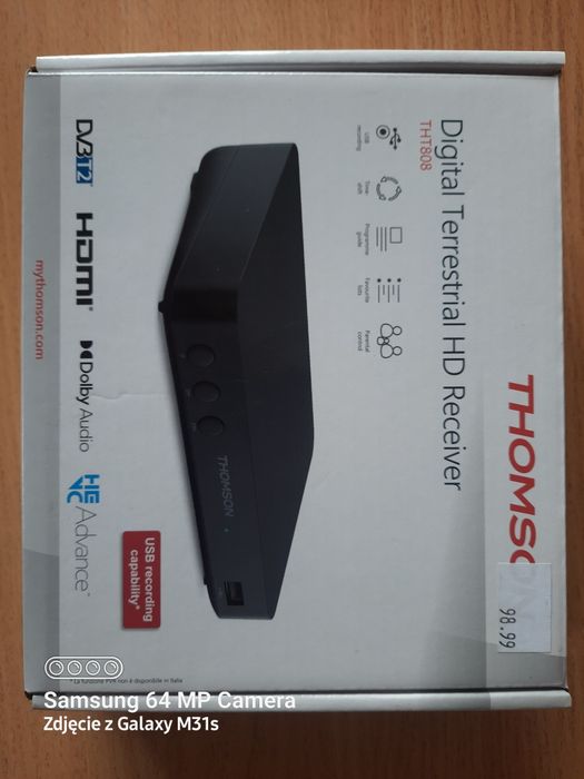 Dekoder Dvbt2 thomson tht808