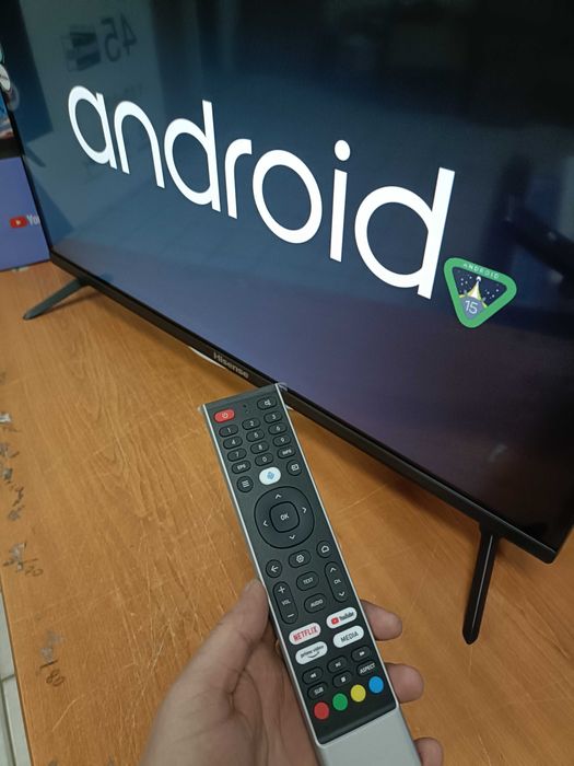 HISENSE SMART 34" | Android 15, 2/16GB + Голосовий Пульт Bluetooth
