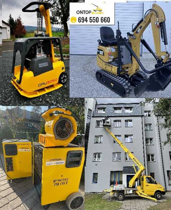 Podnośnik koszowy WYNAJEM zwyżka 22 m  usługi wysokościowe