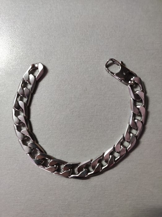 Bransoletka męska stal szlachetna 21,5 cm.