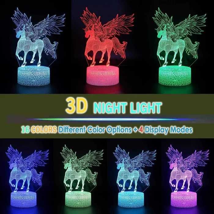Nowa nocna lampka ledowa / lampa jednorożec / konik ! NOWOŚĆ !378! new