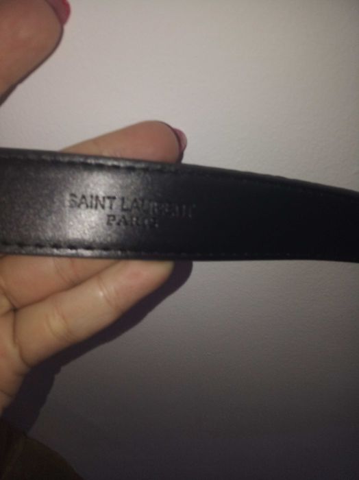 Pasek YSL złota klamra