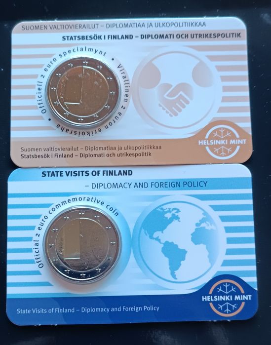 Finlândia 2025 - Cartão 2€ Diplomacia e politica Externa