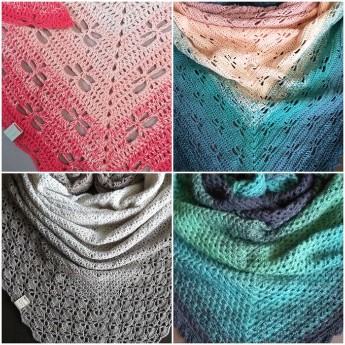 Chusta na szydełku, rękodzieło, szydełko, handmade