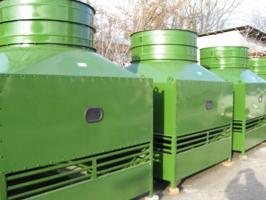 Градирня вентиляторная, оросители, каплеуловители