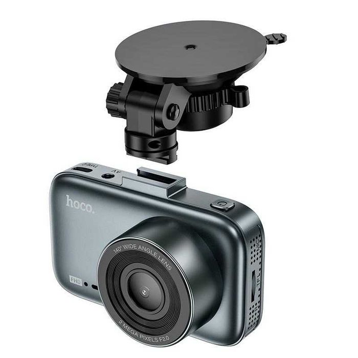 Компактний автомобільний відеореєстратор HOCO DV5 Full HD 1080p 3.0" IPS, 140°