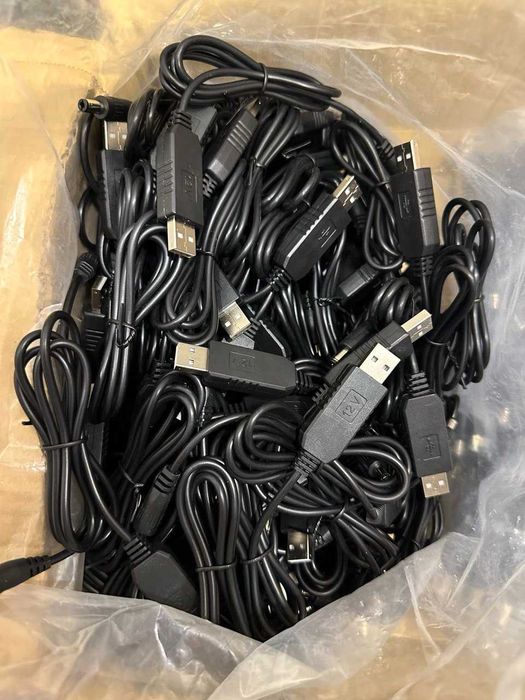 100 шт. - Кабель для роутера USB - DC 12V.