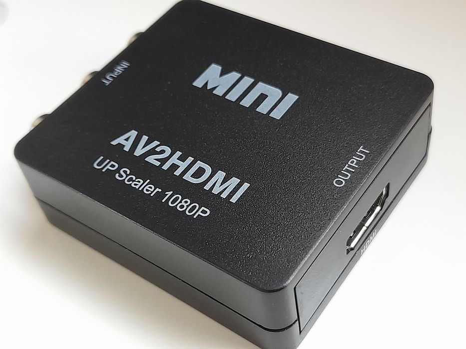 Конвертер видеосигнала MINI AV2HDMI UP Scaler 1080p AV to HDMI