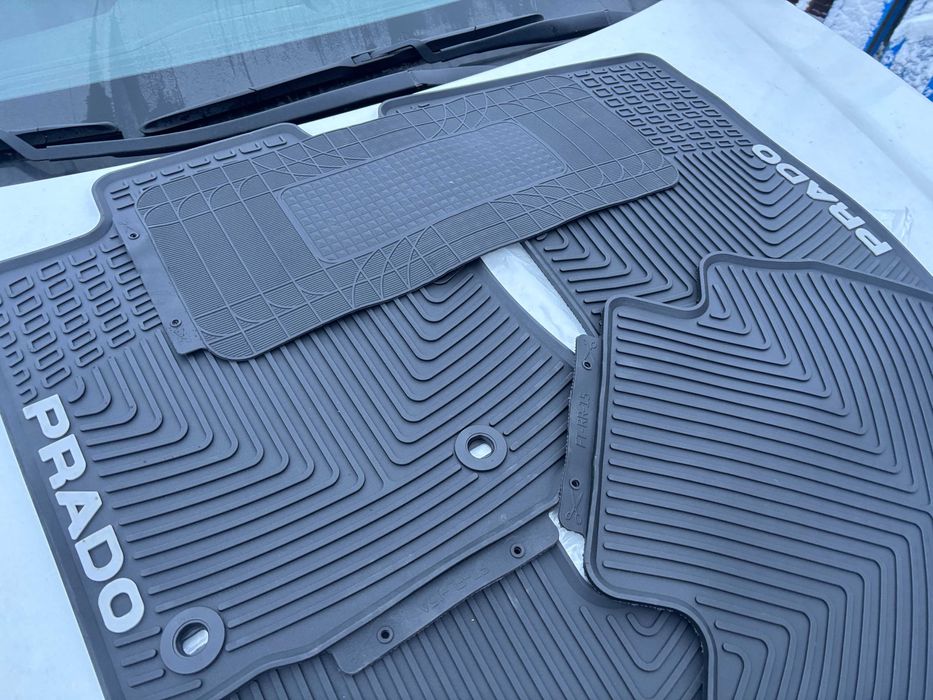 TOYOTA LAND CRUISER PRADO-150 Оригинальные резиновые Коврики JAPAN