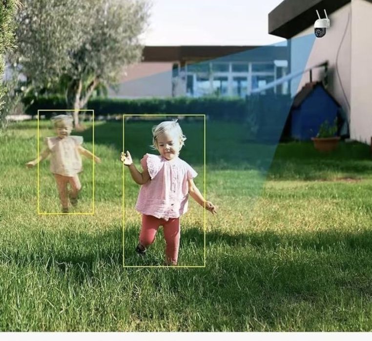 Sistema de câmaras de segurança.  Visão noturna.   Wi-Fi