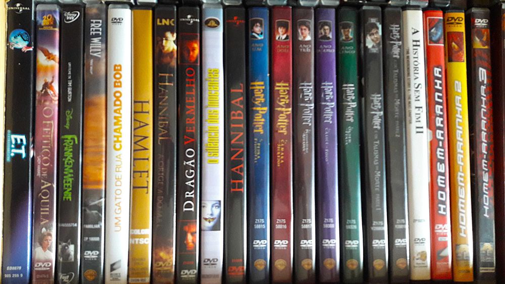 DVDs originais semi-novos - Vários títulos de filmes