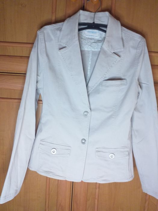 Marynarka beżowy jeans