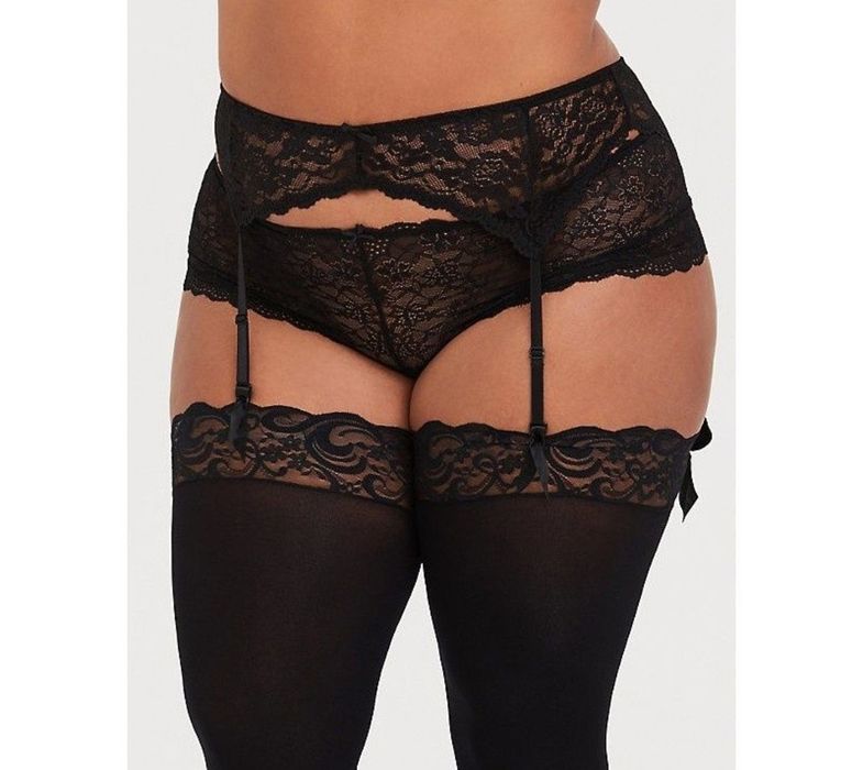 Pończochy duże do pasa plus size rozmiar 6 grube 100 DEN