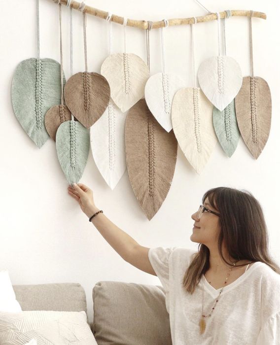 Macramé Leaves