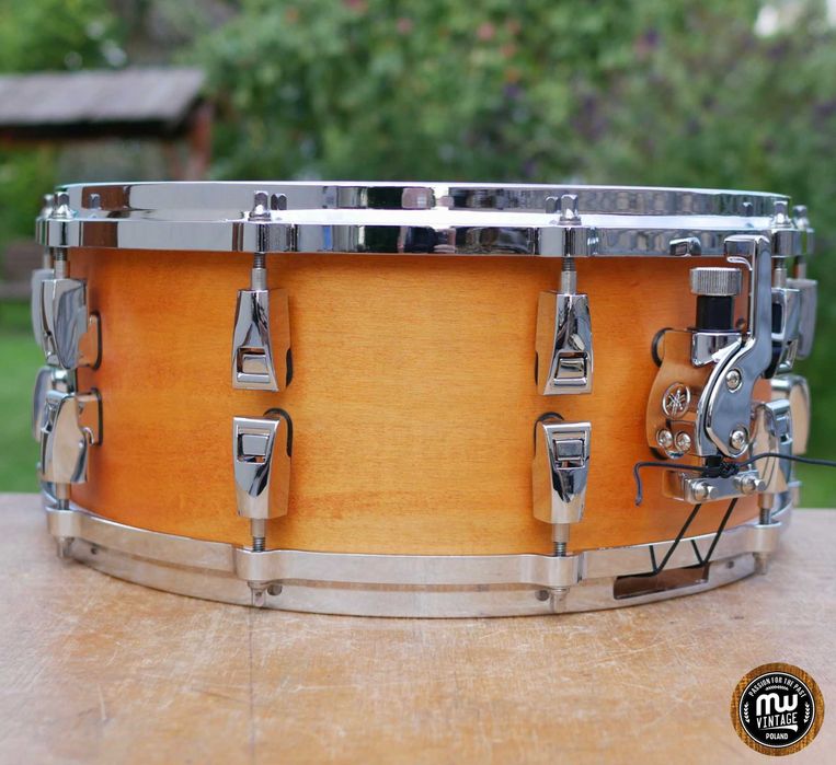 ‼️ Werbel Yamaha Maple Custom Absolute Hybrid 14" x 6" Vintage Nat ‼️