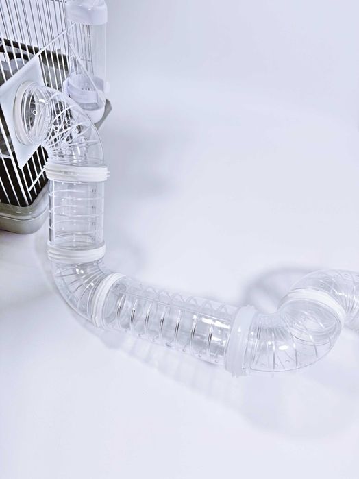 Комплект туннелей для клетки для хомяков, с купалкой, 8 секций, Д/6см