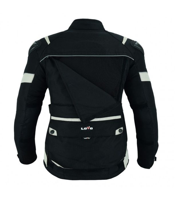 Casaco 3/4 de três camadas para todas as estações para motos
Cor preta