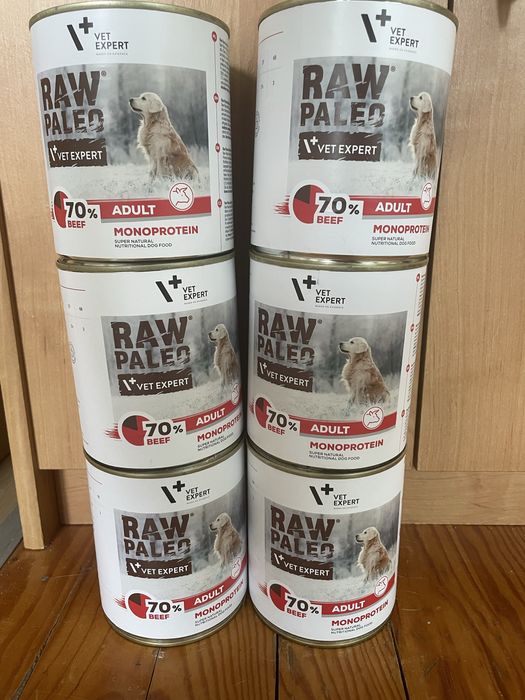 Karma nowa Raw Paleo 6sztuk 800g