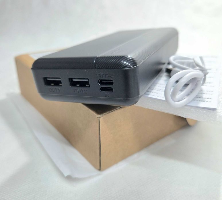 Powerbank 20.000 mAh – 10W – 2 USB + USB-C – Novo