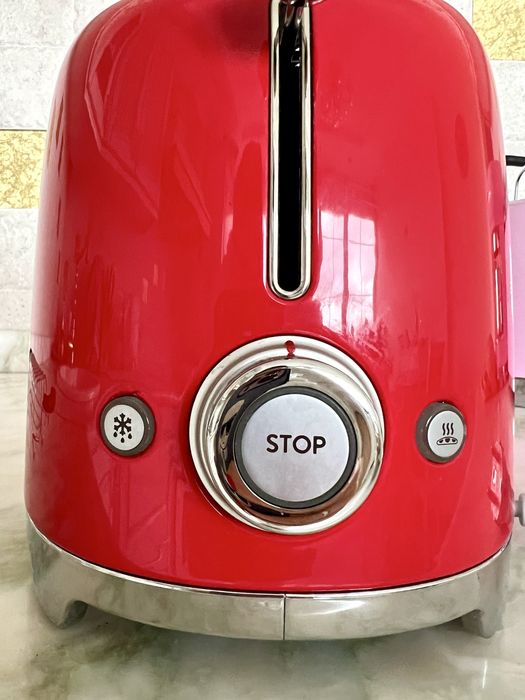Тостер SMEG червоний