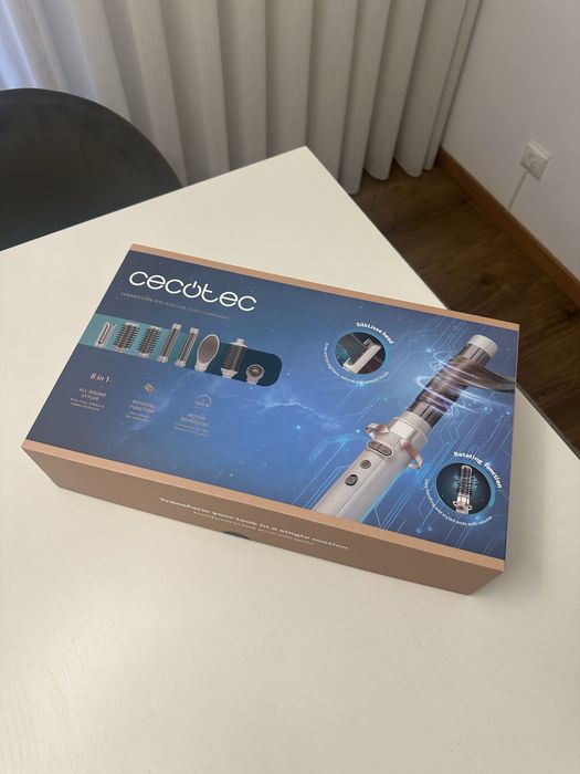 Secador Cecotec CeramicCare 8in1 AirGlam Gyro – Nova